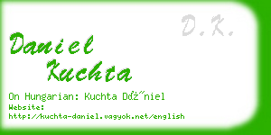 daniel kuchta business card